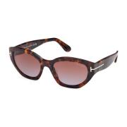 Stijlvolle zonnebril Ft1086 Penny Tom Ford , Brown , Dames