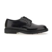 Zwarte platte schoenen Doucal's , Black , Heren