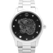 Pre-owned Glass watches Gucci Vintage , Black , Dames