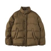 Stormbehandelde Pufferjas met Cashmere-Bib Loro Piana , Brown , Heren