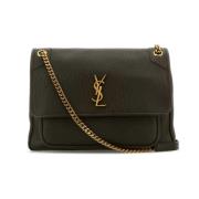 Niki Chain Schoudertas Saint Laurent , Green , Dames