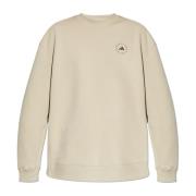 Sweatshirt met bedrukt logo Adidas by Stella McCartney , Beige , Dames