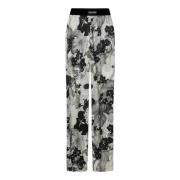 Bloemenprint Zijden Satijnen Broek Tom Ford , Multicolor , Dames