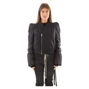 Asymmetrische Bomberjack in Metrostijl Rick Owens , Black , Dames