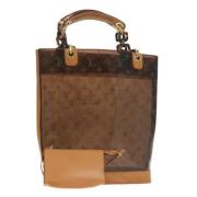 Pre-owned Vinyl louis-vuitton-bags Louis Vuitton Vintage , Brown , Dam...