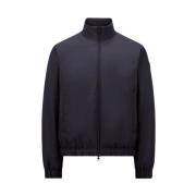 Navy Short Down Jacket Moncler , Blue , Heren