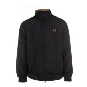 Gewatteerde jas met dubbele strepen Fred Perry , Blue , Heren