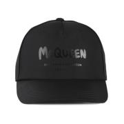 Luxe Polyfaille Pet Alexander McQueen , Black , Heren