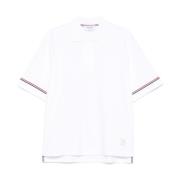 Wit Poloshirt met Handtekeningstijl Thom Browne , White , Heren