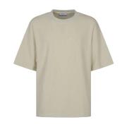 Terry Skate Korte Mouw Tee Off White , Beige , Heren