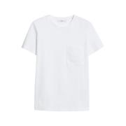 Klassiek Katoenen T-shirt met Monogram Zak Max Mara , White , Dames