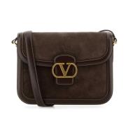 Bruine schoudertas met VLogo Signature Valentino , Brown , Dames