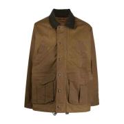 Bruine Gewaxte Wollen Jas Filson , Brown , Heren