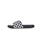 Slide-On Pantoffels met Ruitjesmotief Vans , Black , Heren