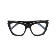 Zwarte Optische Frame voor Dagelijks Gebruik Saint Laurent , Black , D...