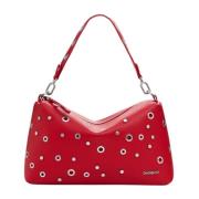 Lente/Zomer Dames Middelgrote Tas Collectie Desigual , Red , Dames