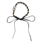 Pre-owned Metal hair-accessories Chanel Vintage , Black , Dames