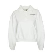 NY Health Club Sweatshirt Sporty & Rich , White , Dames