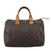 Pre-owned Canvas louis-vuitton-bags Louis Vuitton Vintage , Brown , Da...