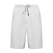 Shorts met bedrukt logo Y-3 , Gray , Heren