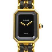 Pre-owned Glass watches Chanel Vintage , Black , Dames