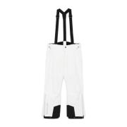 Witte Technische Ski Broek Moncler , White , Heren