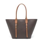 Bruine handtas met ritssluiting Michael Kors , Brown , Dames