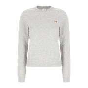 Stijlvolle Sweatshirt voor Mannen en Vrouwen Maison Kitsuné , Gray , D...