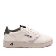 Leren sneaker met suède details Autry , White , Heren