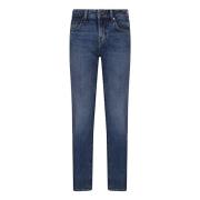 Slim Fit Jeans - Donkerblauw 7 For All Mankind , Blue , Dames