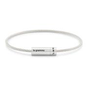 Kabelarmband 7g Le Gramme , Gray , Unisex