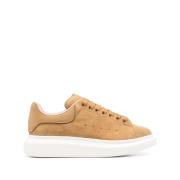 Beige Veterschoen met Merkdetails Alexander McQueen , Brown , Heren