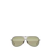 Zwarte Aviator Zonnebril Thom Browne , Yellow , Unisex