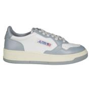 Lage Leren Sneakers Autry , Blue , Dames