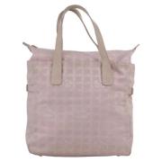 Pre-owned Fabric chanel-bags Chanel Vintage , Pink , Dames