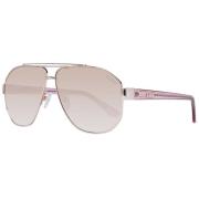 Roségouden Aviator Zonnebril Guess , Yellow , Dames