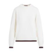 Witte Trui Elegante Stijl Gucci , White , Dames