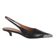 Western Slingback Schoenen Paris Texas , Black , Dames