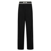 Gebreide broek voor vrouwen Elisabetta Franchi , Black , Dames