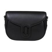 Zwarte Leren Schoudertas Aw23 Marc Jacobs , Black , Dames