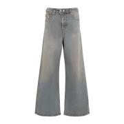 Grijze Jeans Chic Stijl Diesel , Gray , Dames