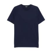 Blauwe Crew Neck T-shirts en Polos Dondup , Blue , Heren