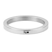 Lint Ring Gemaakt in Frankrijk 3g Le Gramme , Gray , Unisex