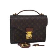 Pre-owned Canvas louis-vuitton-bags Louis Vuitton Vintage , Brown , Da...