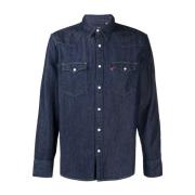 Overhemden Blauw Levi's , Blue , Heren