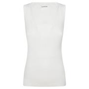 Mouwloze Gebreide Top P.a.r.o.s.h. , White , Dames