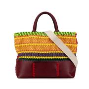 Pre-owned Raffia handbags Valentino Vintage , Multicolor , Dames