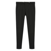 Smalle Grijze Broek met Riemlussen Myths , Gray , Heren