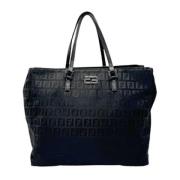 Pre-owned Canvas handbags Fendi Vintage , Black , Unisex