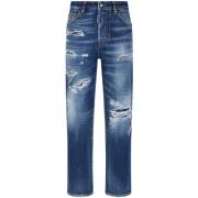 Gescheurde Blauwe Denim Jeans Vrouw Dsquared2 , Blue , Dames